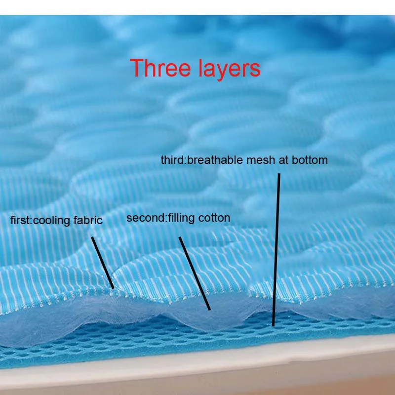 Colchoneta refrescante para perros, manta fresca de verano para perros pequeños y grandes, gatos, tumbona transpirable para dormir, sofás, colchón - imagen 5