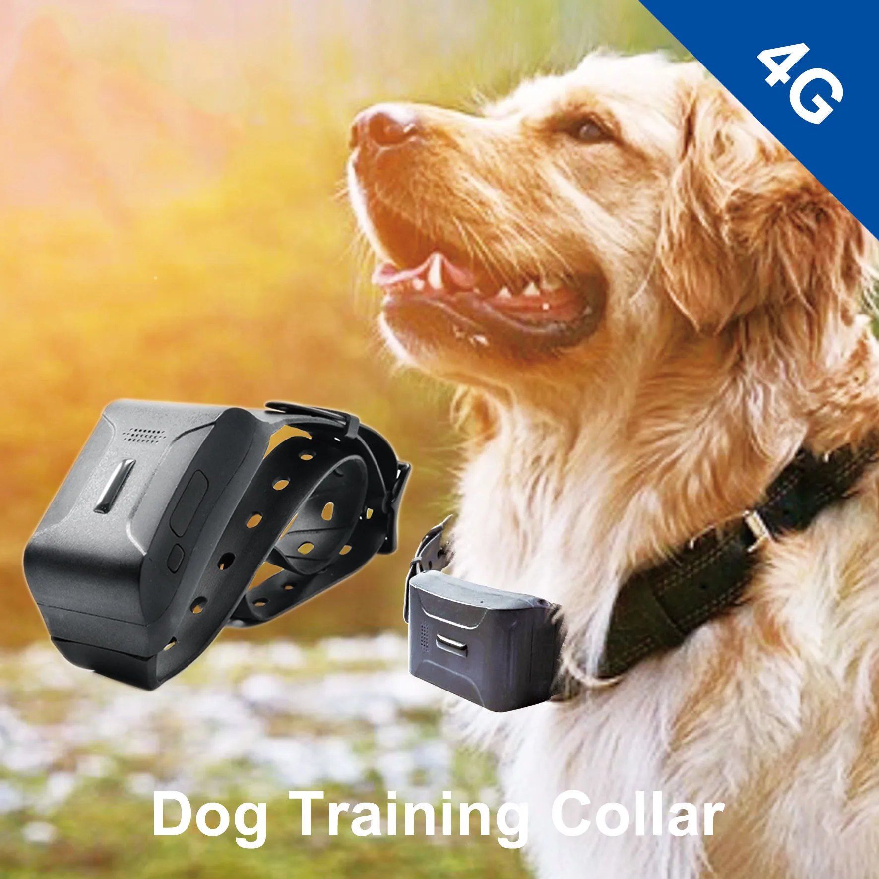 Collar de entrenamiento con carga USB para perros, 2-4G, rastreador Wifi, impermeable, GPS, perros grandes, Collar rastreador ajustable para caza - imagen 2