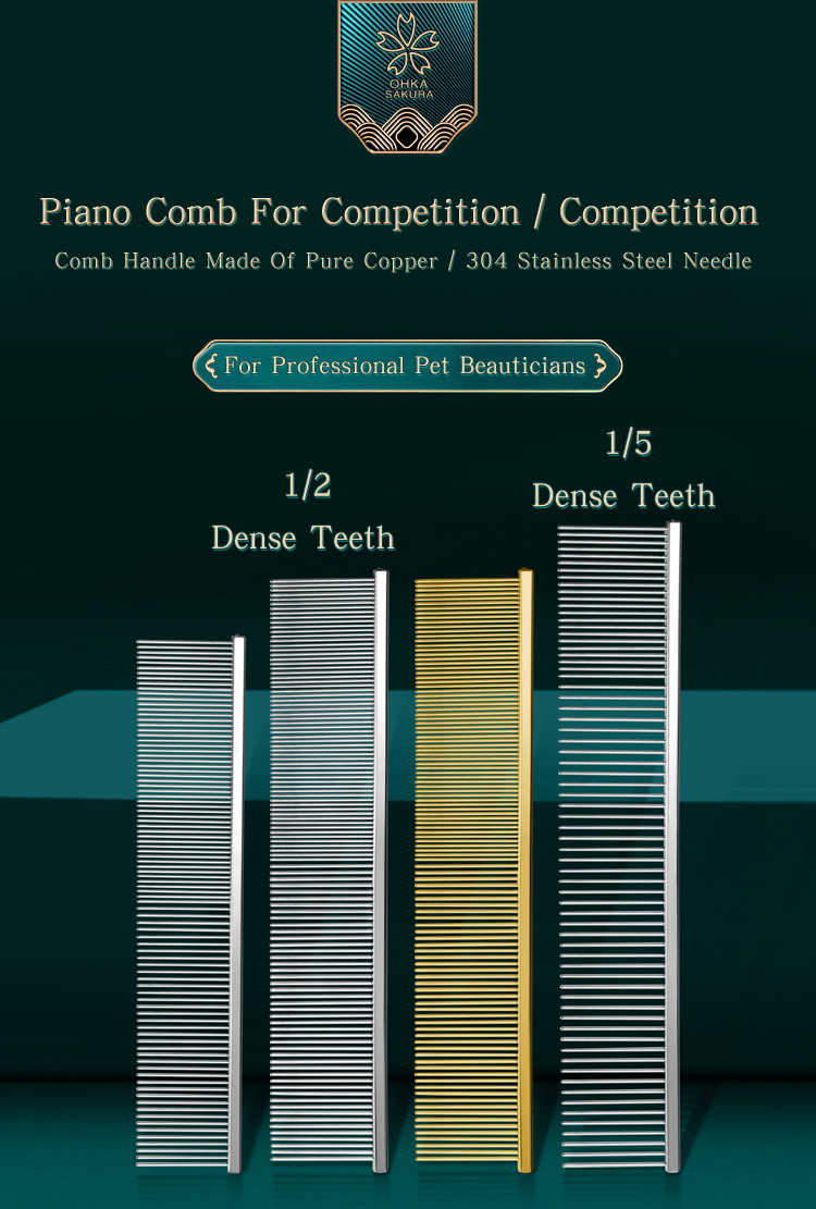 Peine en uso con mascota - demostración