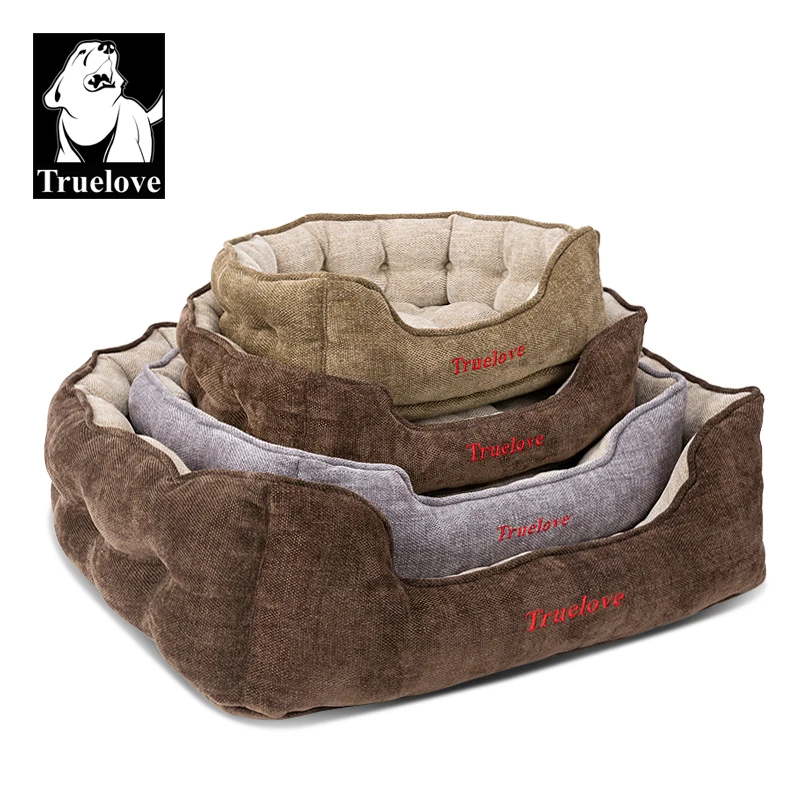 Truelove-alfombrillas para cama para mascotas, cama súper suave para perros, estera de felpa para gatos, camas para perros para casa, cojín redondo para exteriores, accesorios para dormir para mascotas TLR1901 - imagen 2