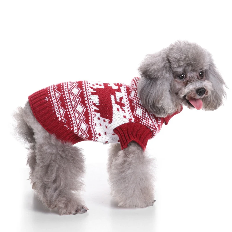Benepaw-suéter cálido de punto para perros pequeños y medianos, ropa para cachorros, para Navidad, invierno y otoño - imagen 4