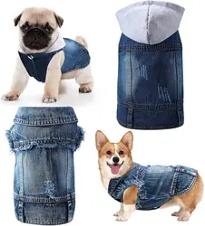Chaqueta vaquera para perros pequeños – Chihuahua, Bulldog, Dachshund