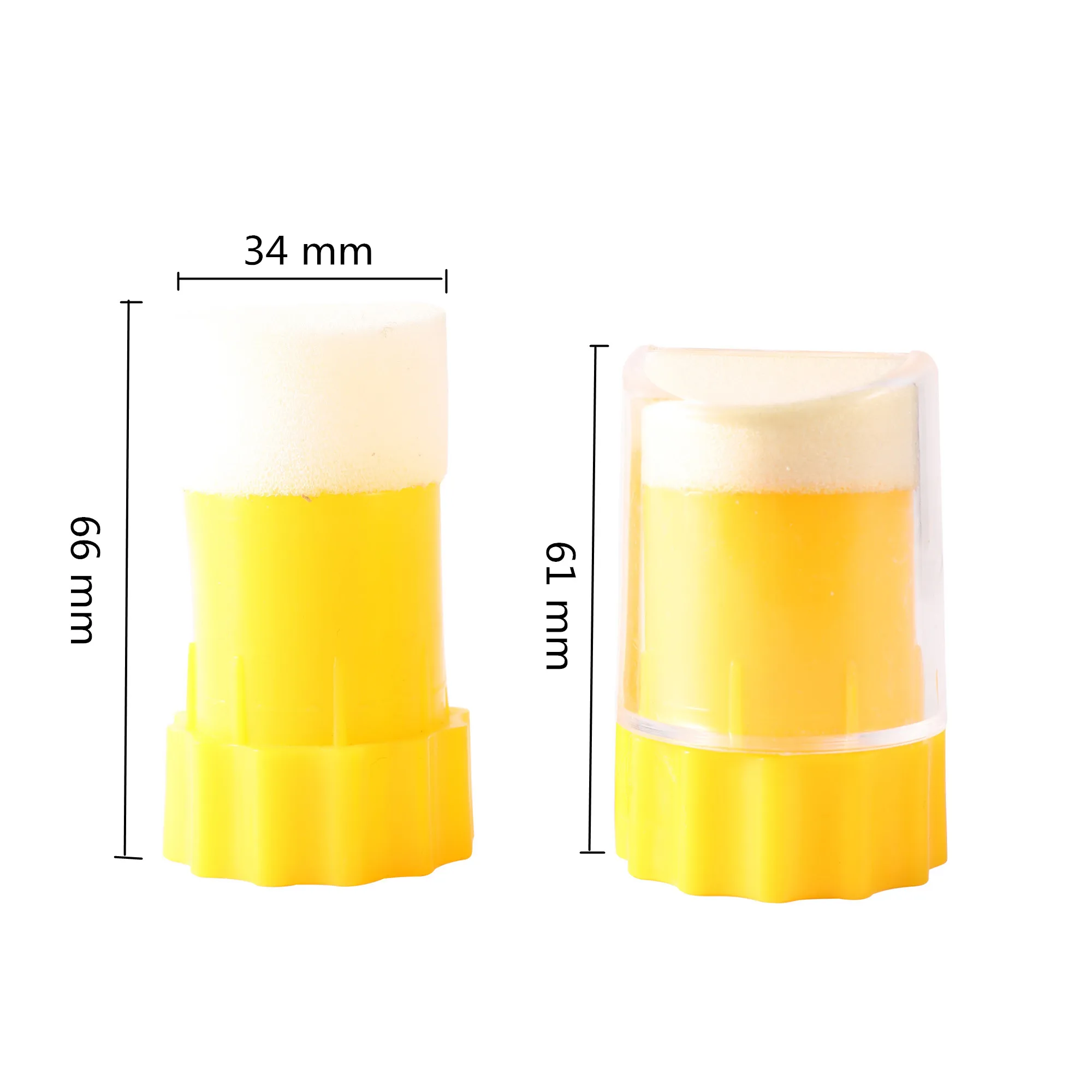 Herramientas de apicultura, jaula receptora de abejas reina, botella para marcar abejas, marcador de una mano, émbolo de botella, apicultor de jardín de felpa, 1 ud. - imagen 2