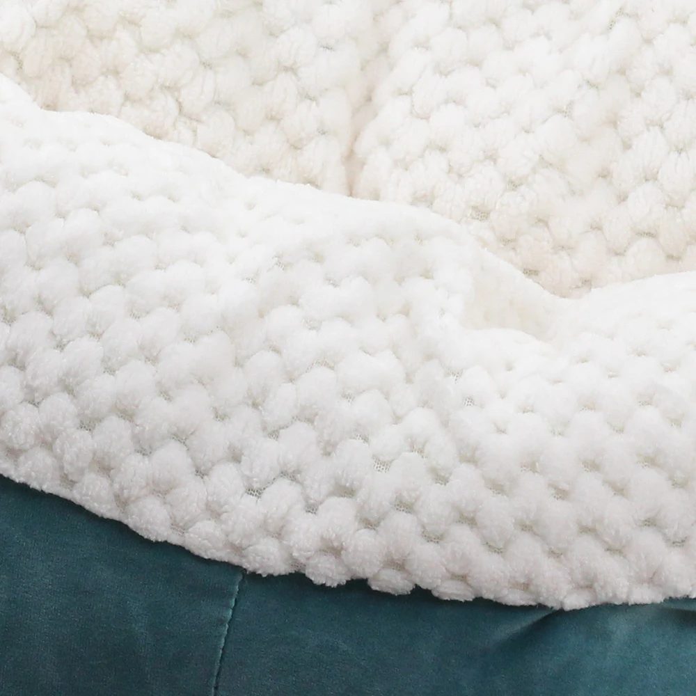 Cama de perro de sueño profundo para perros pequeños, forma de barco, cama de gato gruesa, Polar cálido, casa, Linda, lavable, Invierno - imagen 4