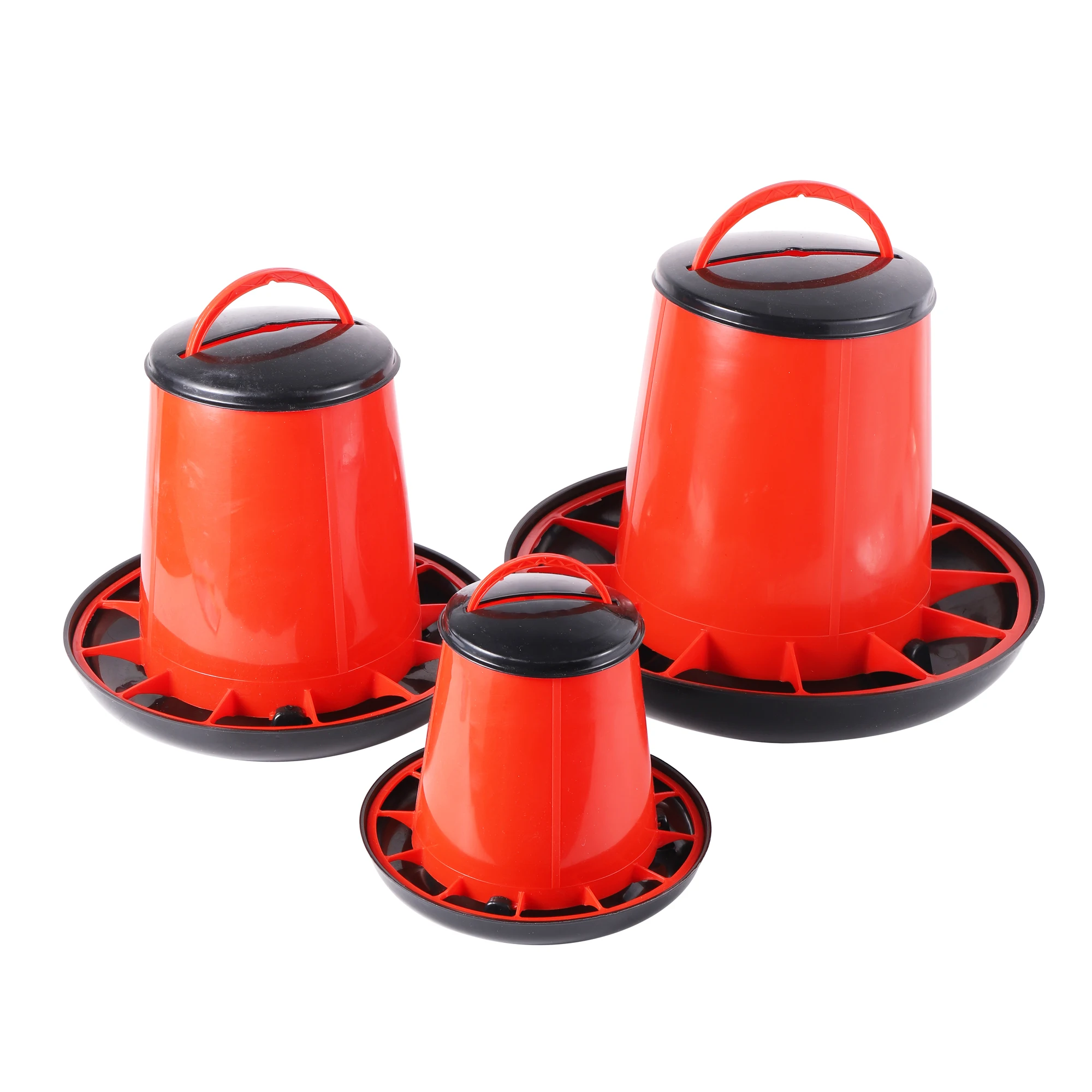 Alimentador automático de pollo de calidad de 1,5 kg/3 kg/6 kg, alimentador de palomas y codorniz, Cubo de alimentación de pollo, herramientas de alimentación de animales para aves de corral, 1 ud. - imagen 2