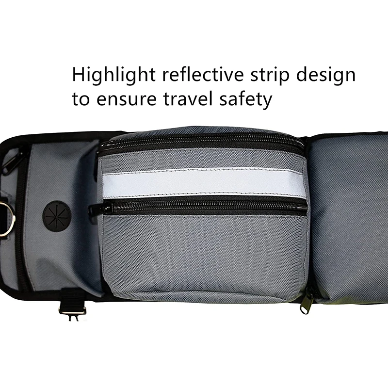 Benepaw-Bolsa duradera para mascotas, dispensador de bolsas para excrementos, correa ajustable para la cintura y el hombro, para entrenamiento de mascotas, juguetes para Kibbles - imagen 5