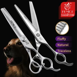 Tijeras de aseo para perros VG10 – Dientes invertidos para thinning