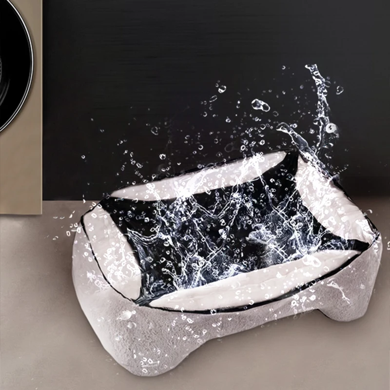 HOOPET-cama para perros y cachorros, sofá, casa para dormir, nido para gatos cálido, otoño e invierno, alta calidad - imagen 5