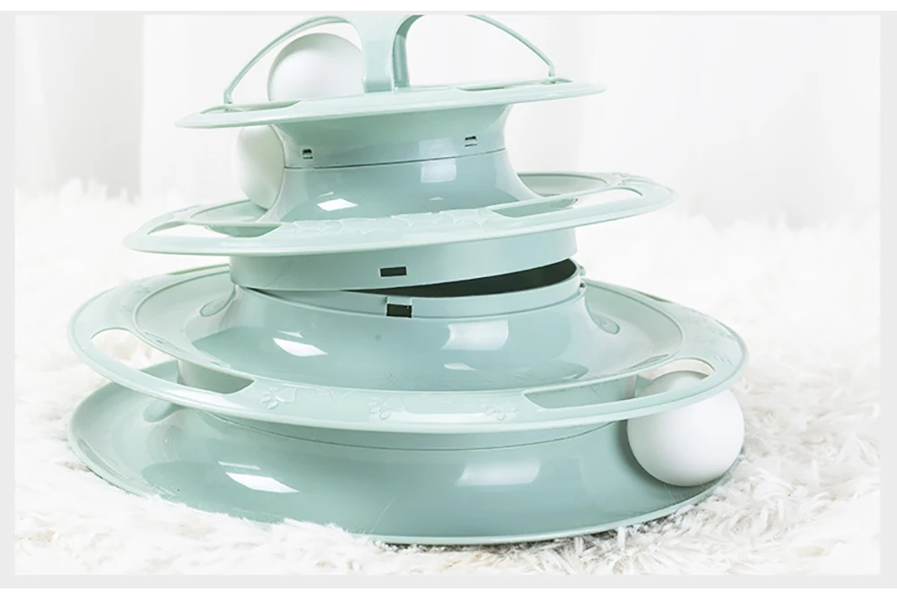 Detalle de la parte inferior antideslizante de la torre para gatos