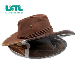 Sombrero de apicultor vaquero con malla antiinsectos – diseño cómodo