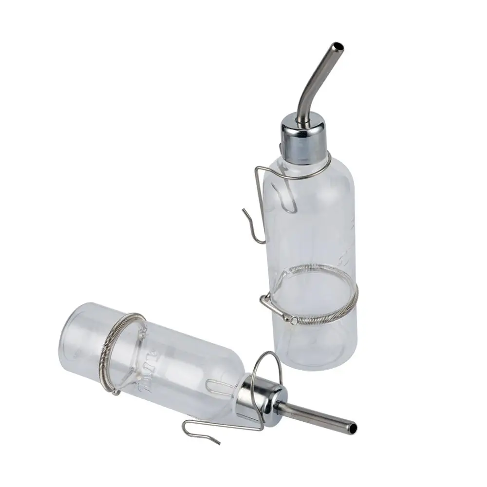 Botella para beber de 180ml/350ml para conejos y hámster, bebedero dispensador de agua para conejillo de indias, erizo, Totoro - imagen 3