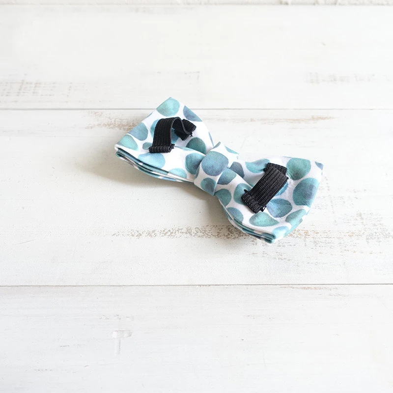 Pajarita para perros con burbujas azules, accesorio para Collar de mascotas, suministros para cachorros y gatos, herramientas de aseo para perros, pajaritas decorativas desmontables - imagen 5