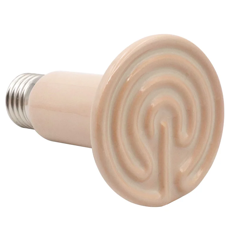 Lámpara calefactora para mascotas, emisor de cerámica infrarrojo de 220V, bombilla de calor para mascotas, lámpara para reptiles, 25W, 50W, 75W, 100W, 150W, 200W, 5 uds. - imagen 5