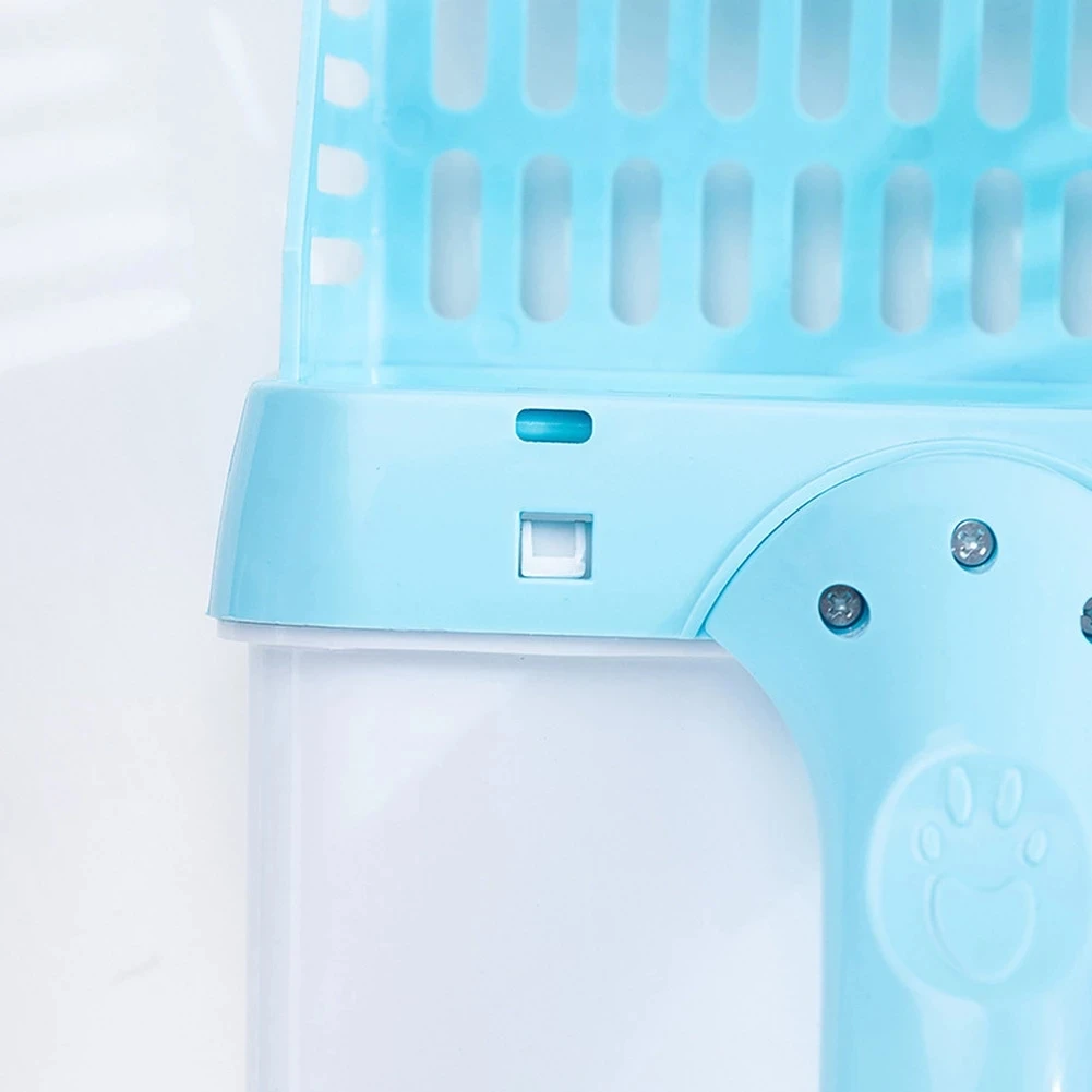 Siñidor de arena para mascotas, pala hueca para gatos, bandeja de limpieza de arena para perros, caja, herramienta duradera para el cuidado de mascotas en el hogar - imagen 5