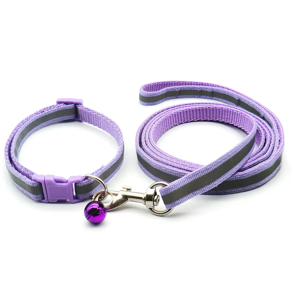 24Set Adjustable Reflective Collars With Leash Cat Traction Rope Outdoor Dog Walking Anti-Lost Pet Lead Supplies - imagen 5