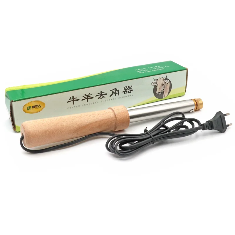 Dispositivo de cuerno de ganado eléctrico, Dehorner sin sangre para pantorrillas de vaca, eliminación de cordero, ángulo de calentamiento, cabeza de cobre, equipo para animales de granja - imagen 2