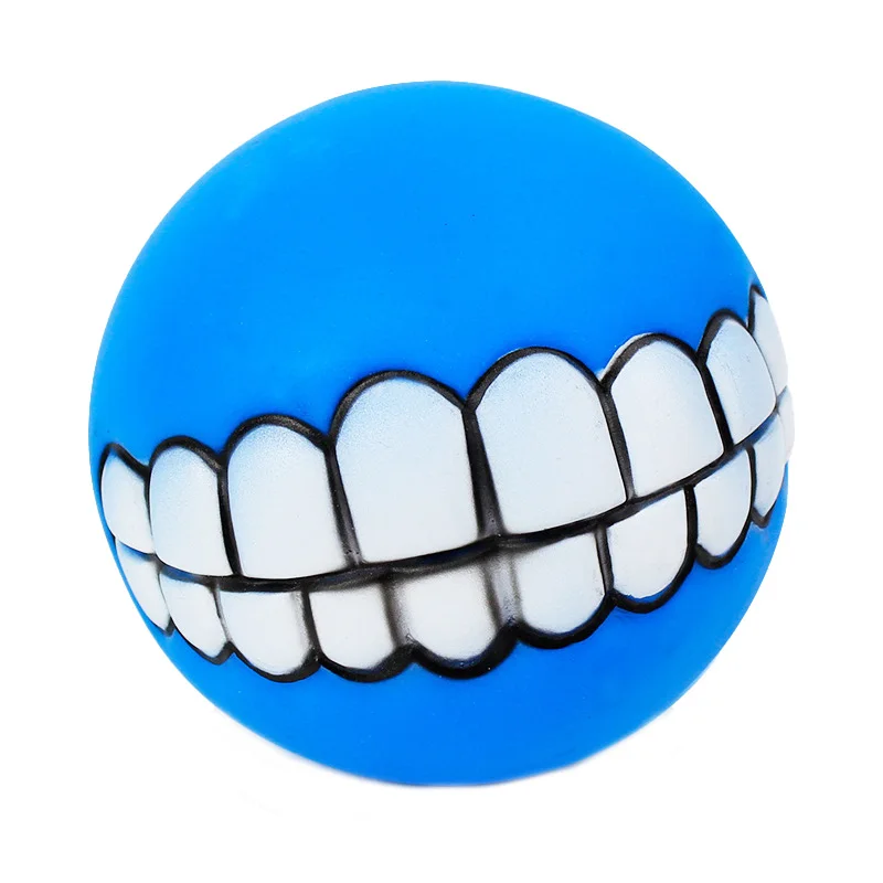 Juguete dental de goma para perros y cachorros - bola masticable 7 cm - imagen 4