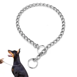 Collar de cadena para adiestramiento canino
