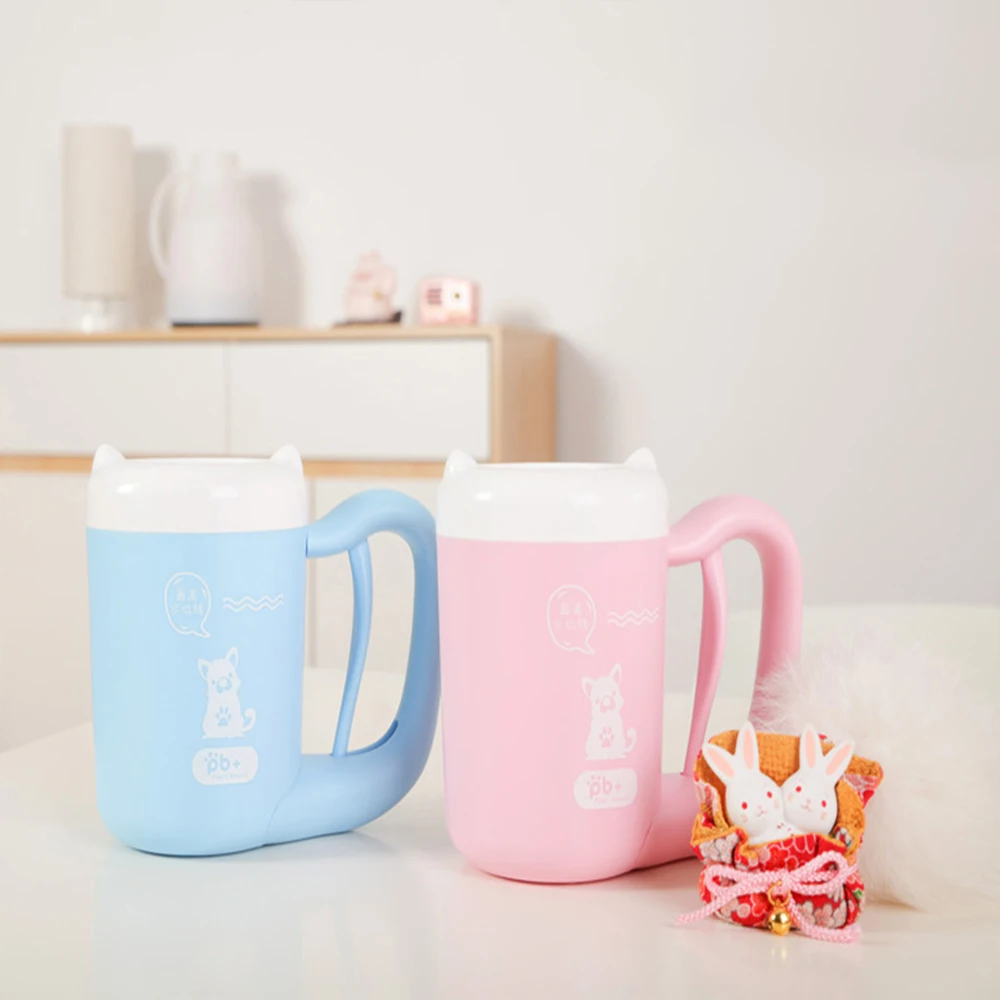 Limpiador de patas para perros, cepillo de limpieza giratorio de silicona suave, taza para lavar los pies de mascotas, herramienta de limpieza Manual portátil para después de caminar