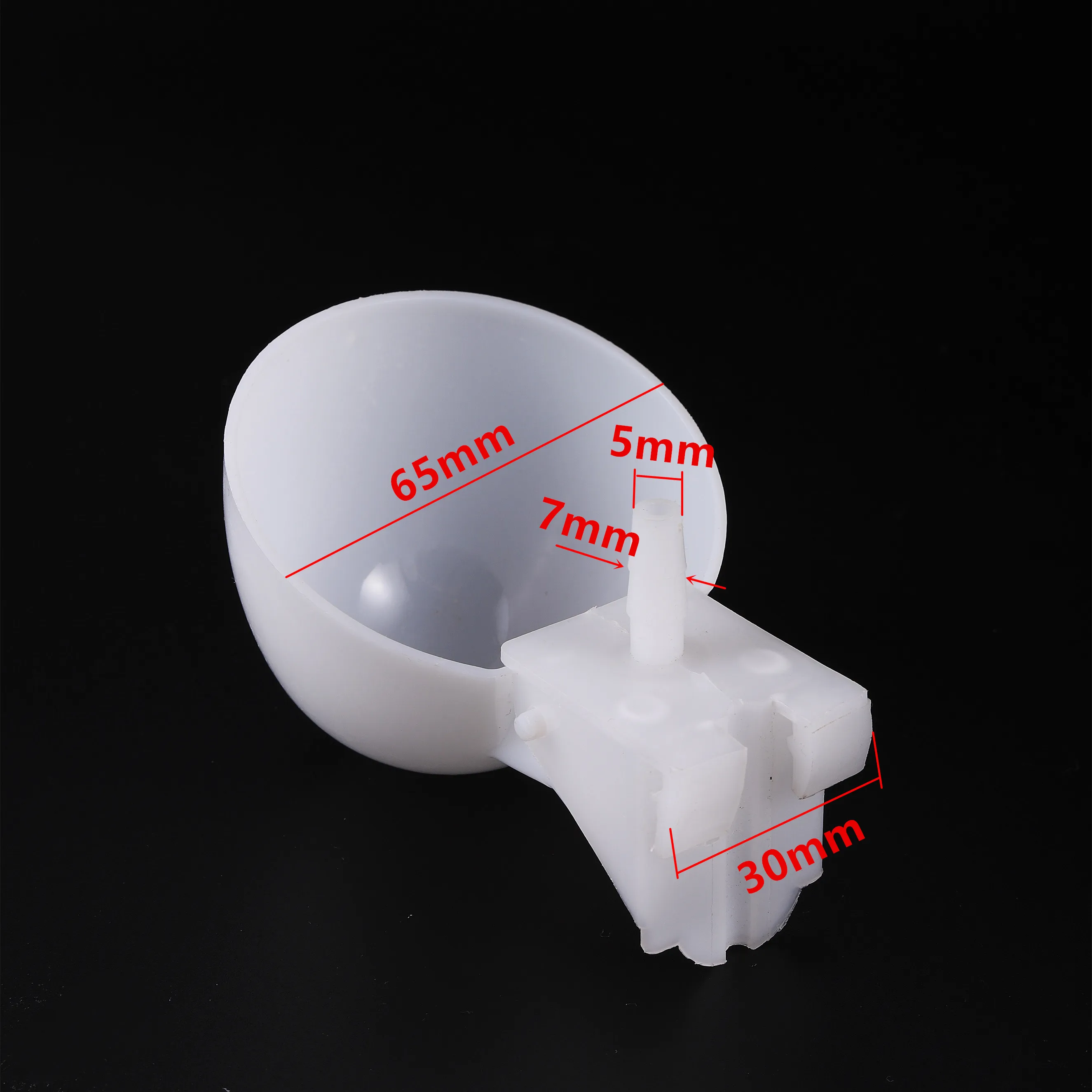 Bebedero para palomas, comederos para pájaros, tazas para pájaros, tazón para beber para palomas, conectar manguera de 4/7mm, taza colgante, jaula para palomas, accesorios, 5 piezas - imagen 2