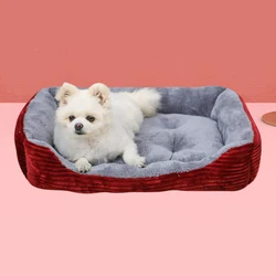 Cama cálida para gatos y perros – nido suave y estera de algodón