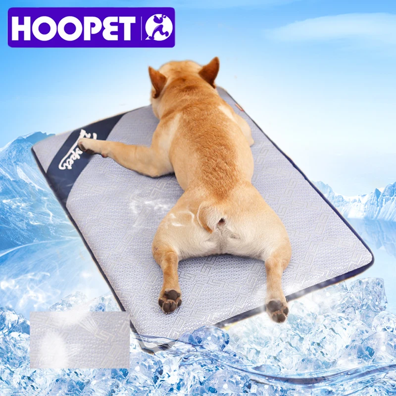 HOOPET-Alfombra para mascotas, alfombrilla refrescante para el verano, sofá para la caseta del perro, cama para gatos