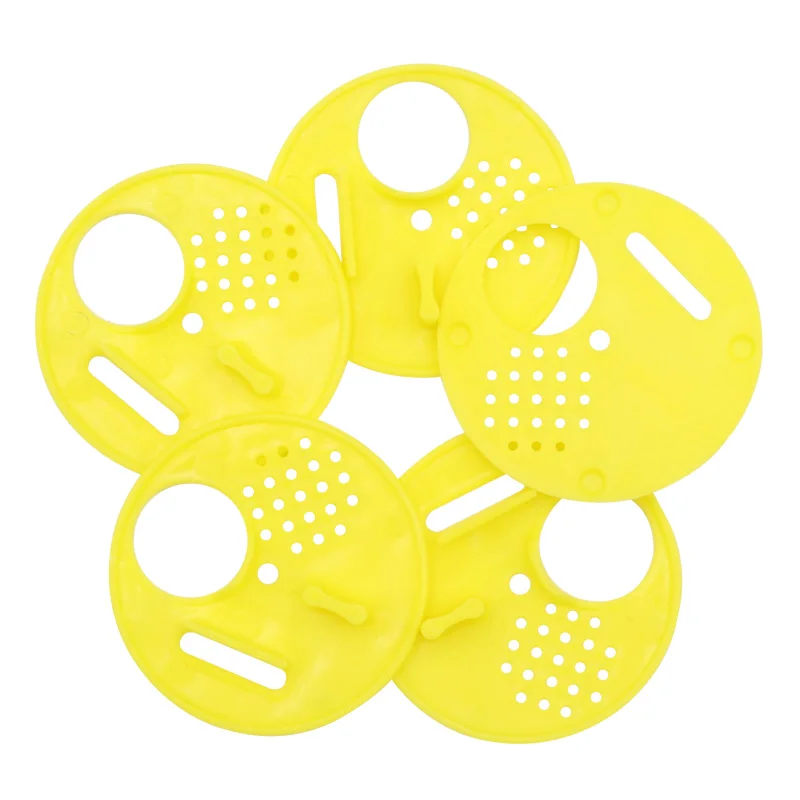 Herramienta de apicultura de 15 piezas, puerta de colmena de plástico redonda, salida de abeja única, salida de colmena, puerta de ventilación de entrada, suministros de apicultura de nido - imagen 4