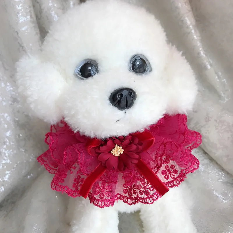 Collar Flores Perros Baberos - imagen 5