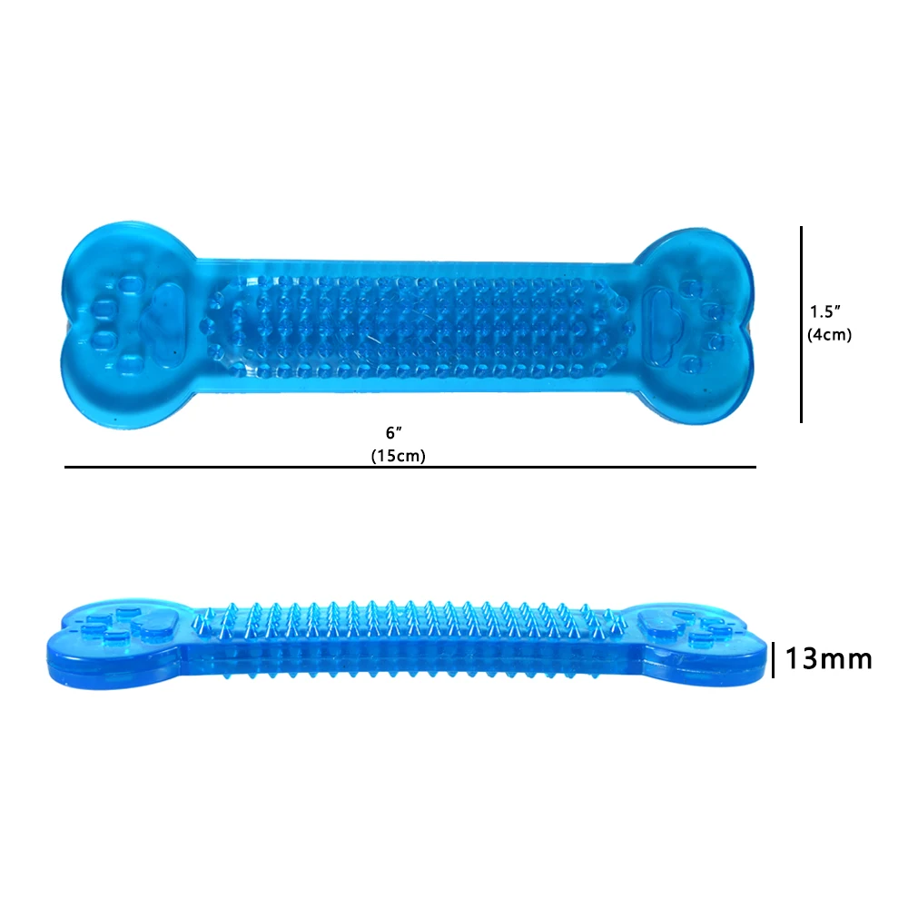 Gran oferta de juguetes para masticar para perros, juguete de hueso de goma, masticadores agresivos, cepillo de dientes para perros, cachorros, cuidado Dental para perros, accesorios para mascotas - imagen 5