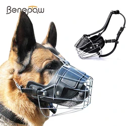 Bozal cesta antimordeduras para perro grande – Protección cómoda