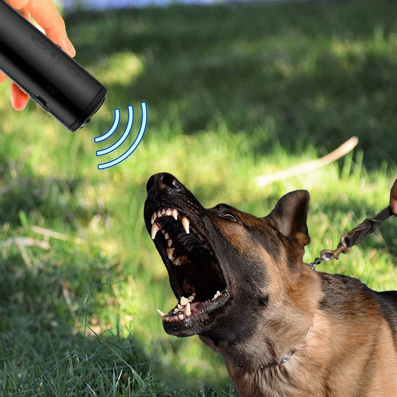 Benepaw-repelente ultrasónico de mano para perros, linterna LED segura y efectiva, dispositivo de entrenamiento para mascotas, antiladridos, fácil de llevar - imagen 3