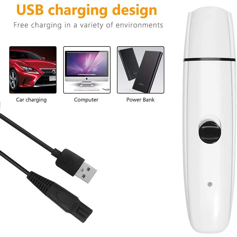 Benepaw-molinillo de uñas profesional para perros, recortador de garras indoloro de bajo ruido, carga USB, aseo para perros pequeños, medianos y grandes - imagen 5