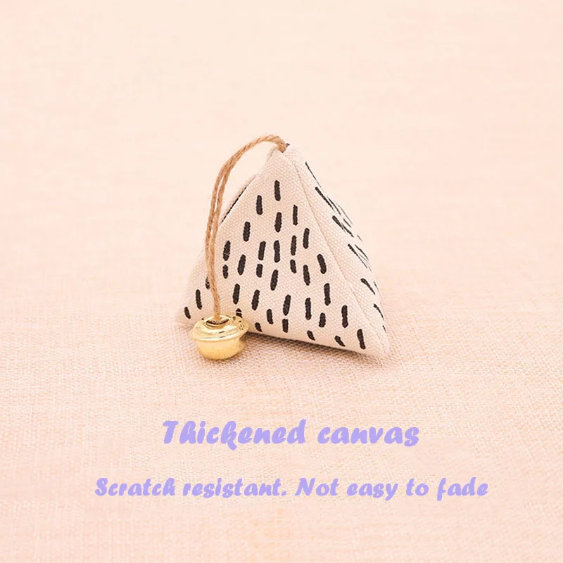 Pet Thickened Canvas Catnip Toy Snapper Barbecue Fish Cake Bell Ringing Paper Ball Cat Self-Hi Set Leaking Food Doll Cat Toy Set - imagen 5