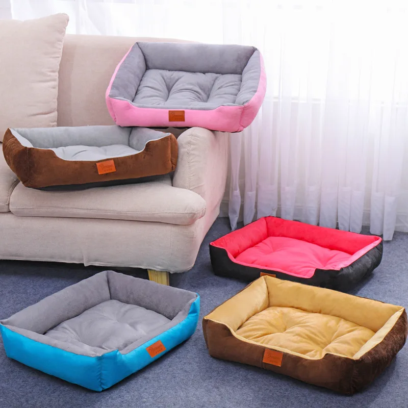Casa cálida para perros de 68x55cm, arena suave para gatos, nido para las cuatro estaciones, cestas grandes para mascotas, perrera impermeable para gatos y cachorros, envío directo - imagen 3