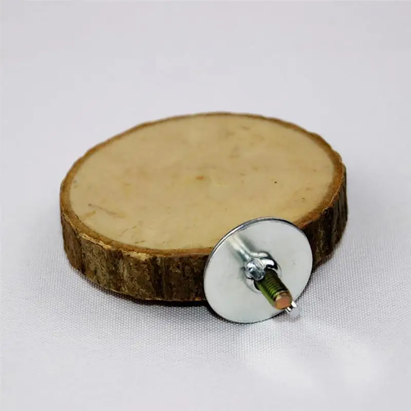 Dorakitten-plataforma de madera para pájaros y loros, estante para saltar, perchas naturales para ramas de hámster, suministros para mascotas, 2 unidades por Set - imagen 5