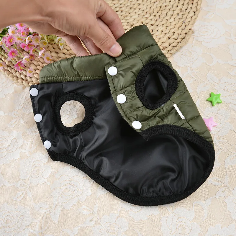 Abrigo de invierno para mascotas, ropa cálida para perros pequeños, abrigo de Navidad para perros grandes - imagen 4