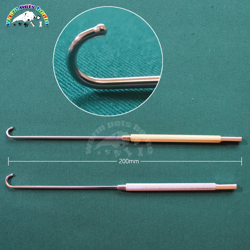 Gancho Spay Snook Sklar Snook, gancho de ovariectomía, eliminación de ovarios, útero, herramientas veterinarios - imagen 3