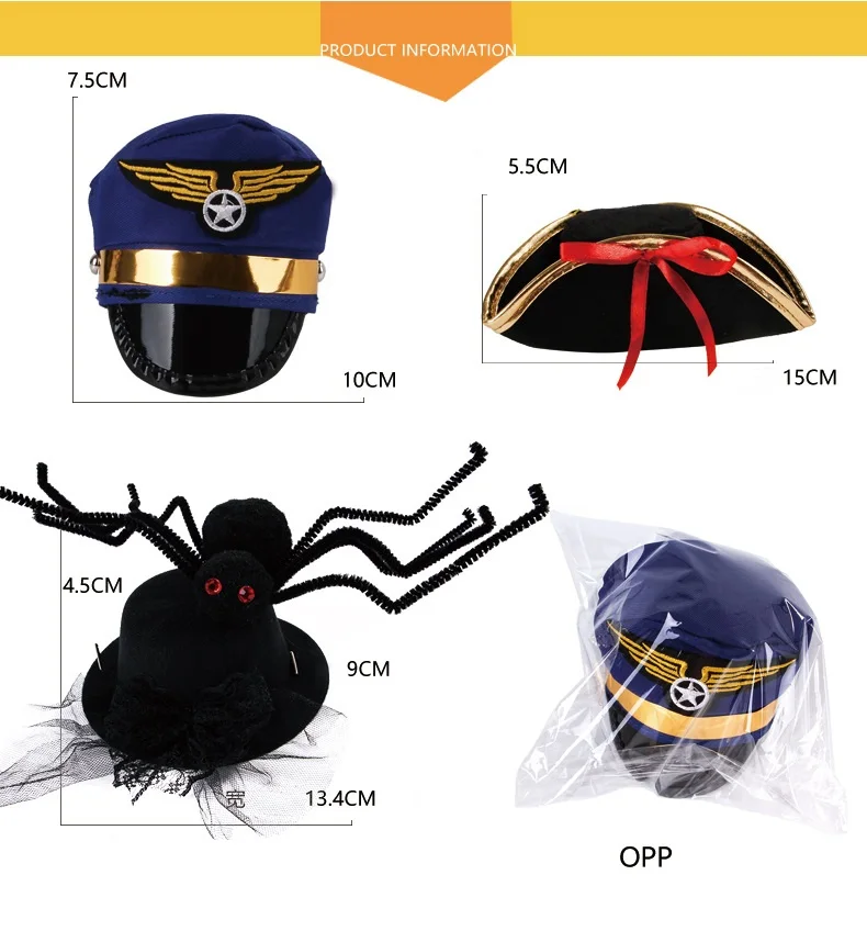 Gorro Perro Gato Halloween - uso en perro