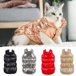 Chaqueta impermeable con plumón para gatos pequeños