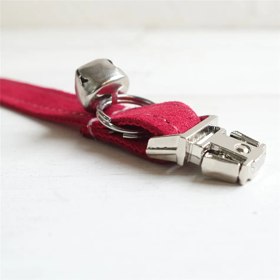 Collar de gato personalizado con nombre y número, bonito Collar de gato de calidad con campanas, collares para caminar para perros pequeños ajustables - imagen 3