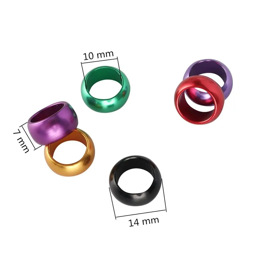 Anillo de pie de aluminio para pájaros, 120 Uds., diámetro interior de 8mm/10mm, palomas, loros, pájaros, adiestramiento de vuelo al aire libre, suministros de carrera de identificación - imagen 3