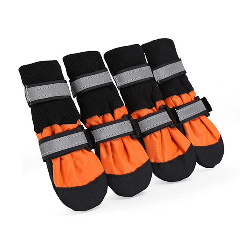 Accesorios para mascotas con botas altas antideslizantes para invierno