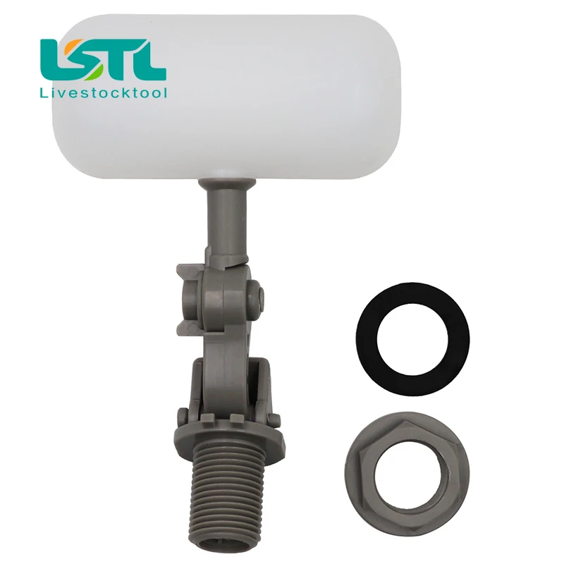 Válvula de bola flotante de 1 piezas, sistema de cierre automático de 1/2 "y 3/4", bebedero para pecera, torre de Control de nivel de agua para granja - imagen 5