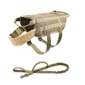Khaki Harness  leash