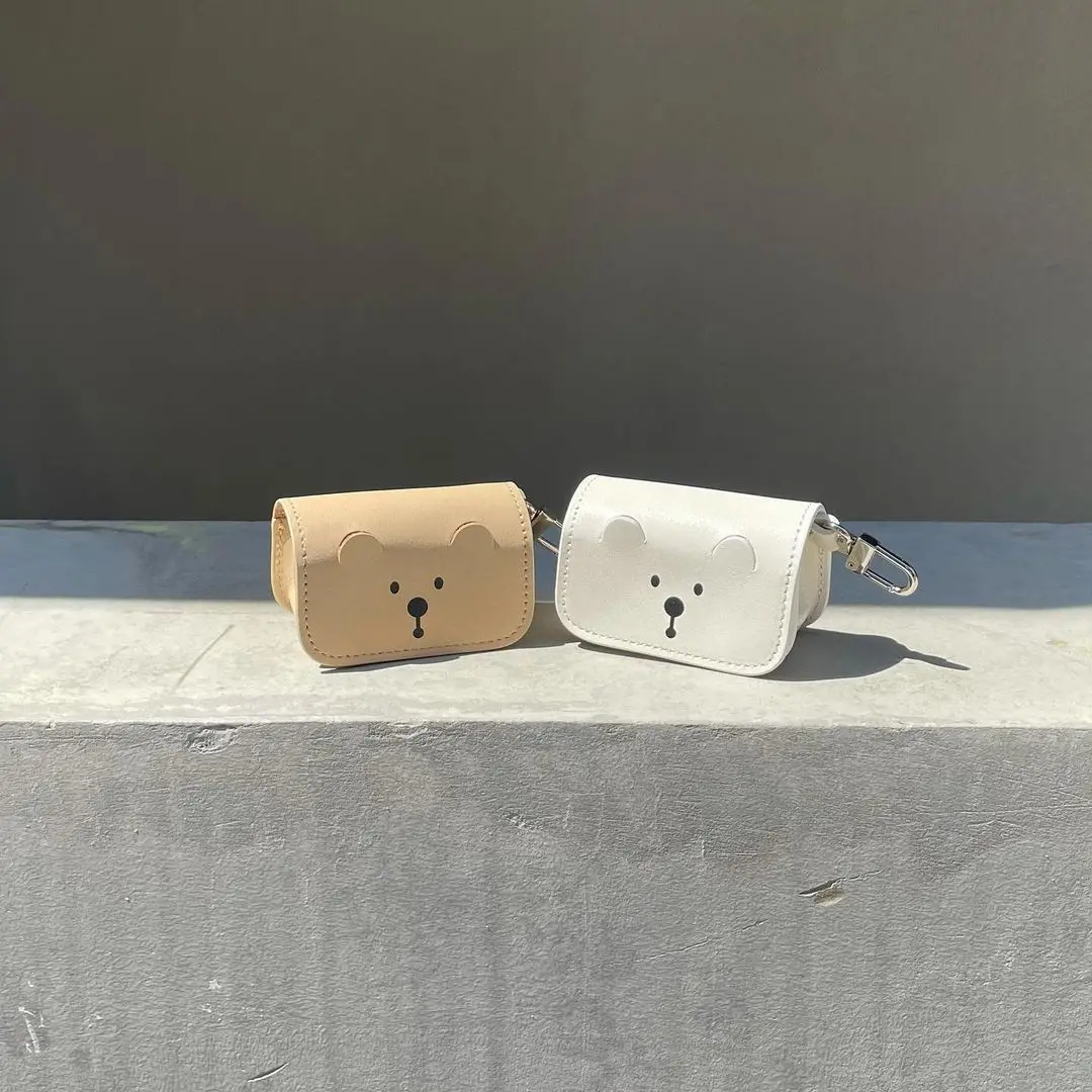 Bolsa de basura para caca de perro, dispositivo de almacenamiento de distribución, arnés de mochila para perro, piel de oso lindo, Ins, nuevo