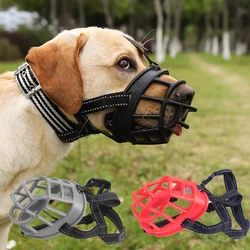 Bozal para perros de silicona ajustable grandes y medianos