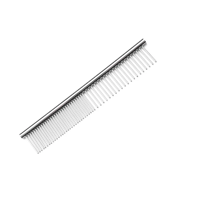 Pet Dematting Comb Stainless Steel  Grooming Comb for Dogs and Cats Gently Removes Loose Undercoat, Mats, Tangles, and Knots - imagen 4