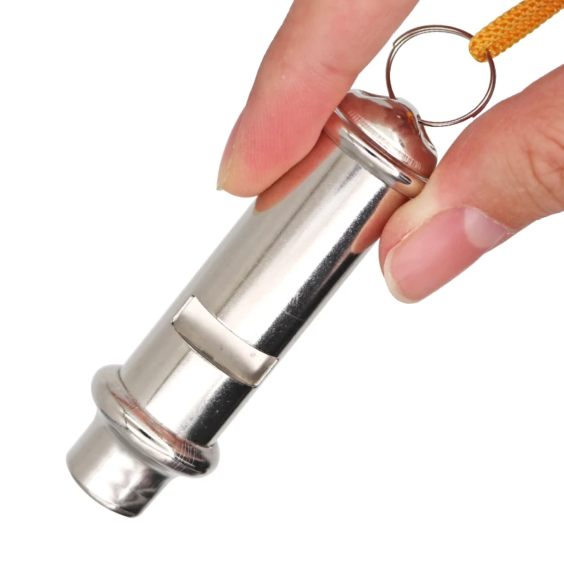 Suministros de entrenamiento de aves, silbato de entrenamiento de palomas de acero inoxidable con cordón para perro, pájaro, águila, loro, suministros de entrenamiento para mascotas - imagen 5