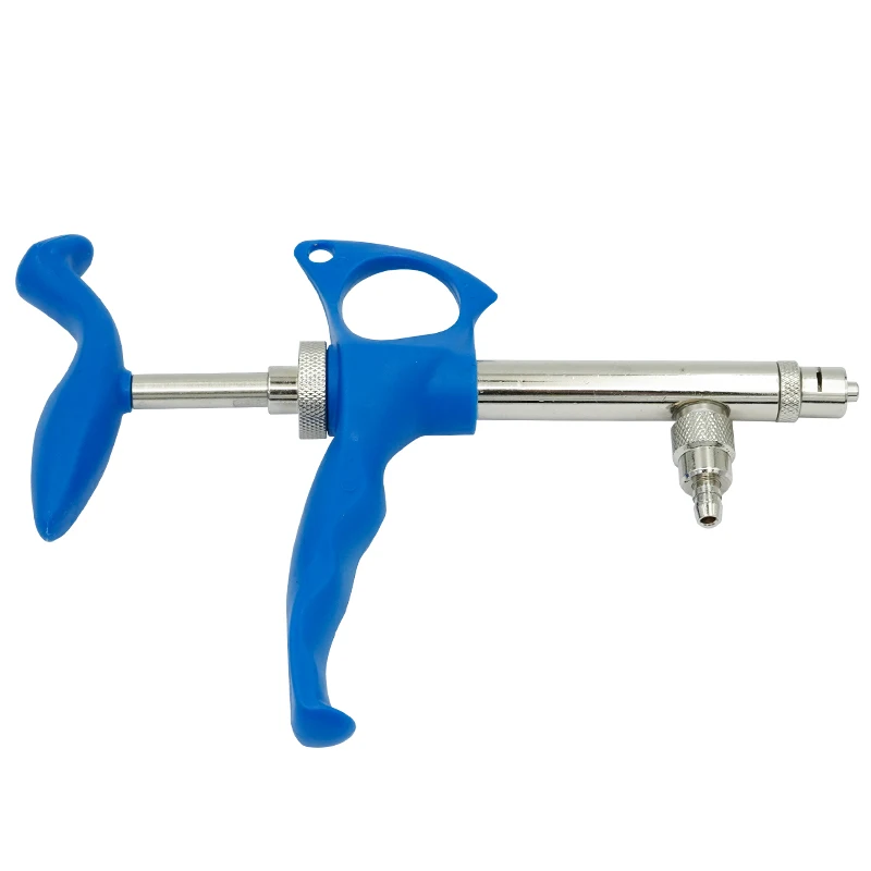 Jeringa de vacuna continua veterinaria de 0,75 ml/1 ml/2 ml, precisión ajustable, inyección de vacunas, herramientas para aves de corral, pollo y ganado - imagen 3