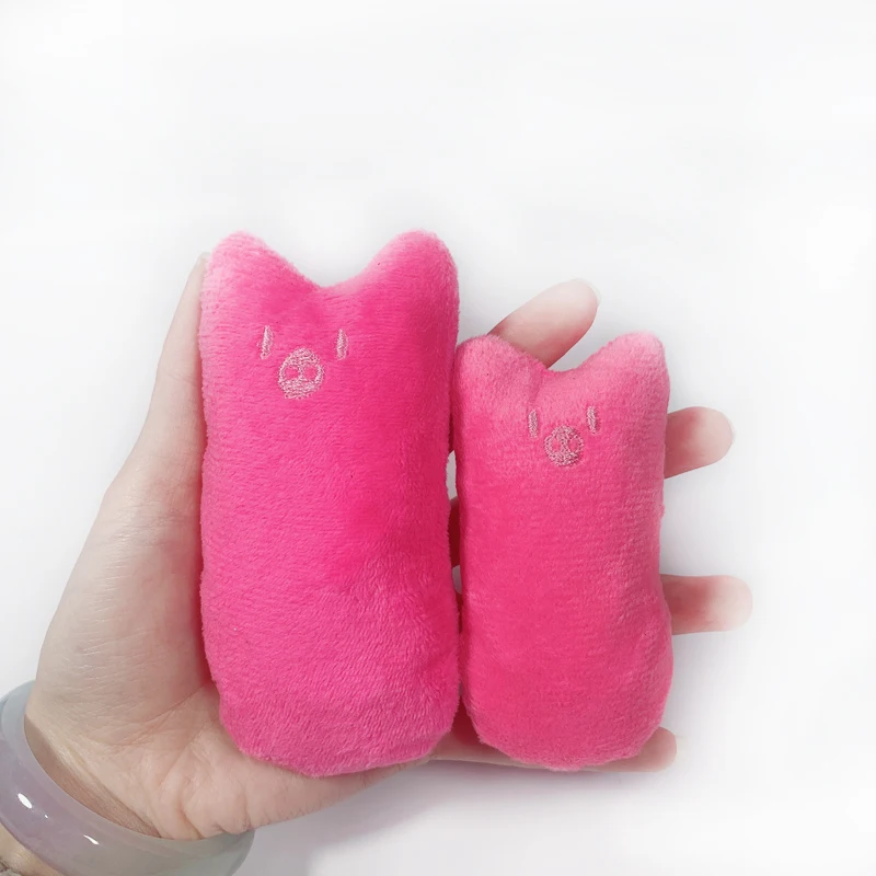 Juguetes de hierba gatera para moler dientes, divertido juguete interactivo de peluche para gatos, gatito para mascotas, juguete Vocal para masticar, garras, mordedura del pulgar, menta para gatos - imagen 4